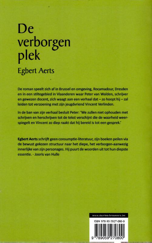 Achterkant van Verborgen plek