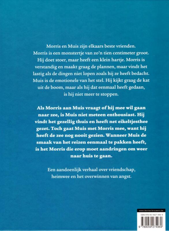 Achterkant van Morris en Muis gaan op reis