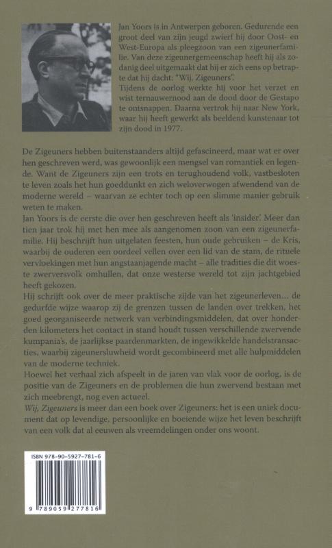 Achterkant van Wij zigeuners