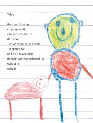 Achterkant van Een ademhalen van dons