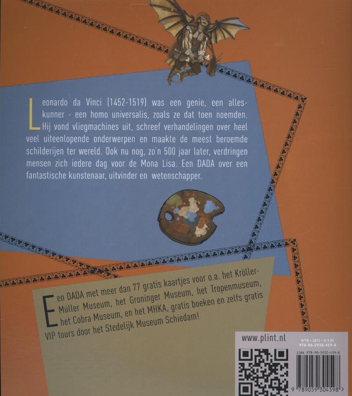 Achterkant van Leonardo da Vinci