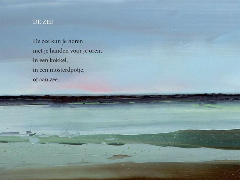 Achterkant van De zee kun je horen
