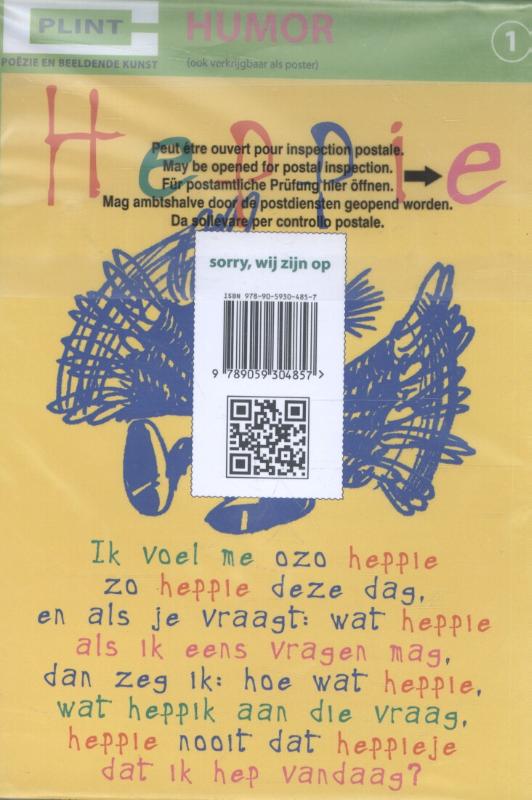 Achterkant van Humor 1