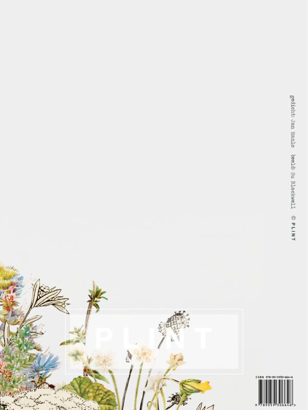 Achterkant van A4 poezieposter Ik noem je bloemen