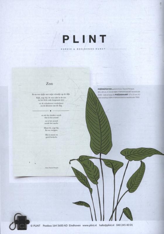 Achterkant van Najaarsbrochure 2016