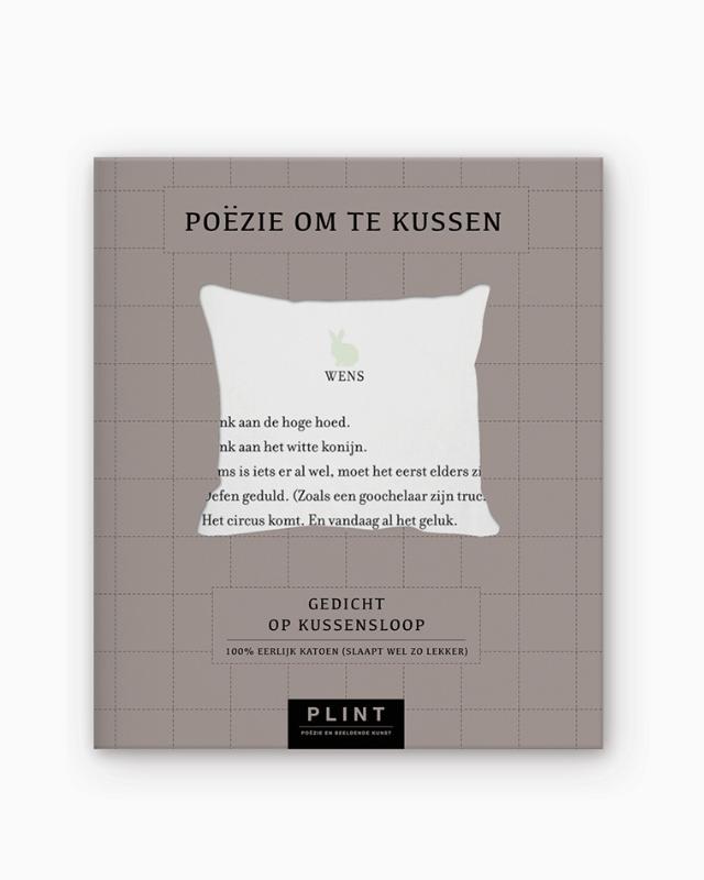 Achterkant van Plint Kussensloop 'Wens' Bart Moeyaert