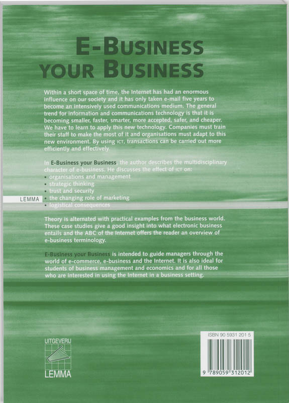 Achterkant van E-Business your Business