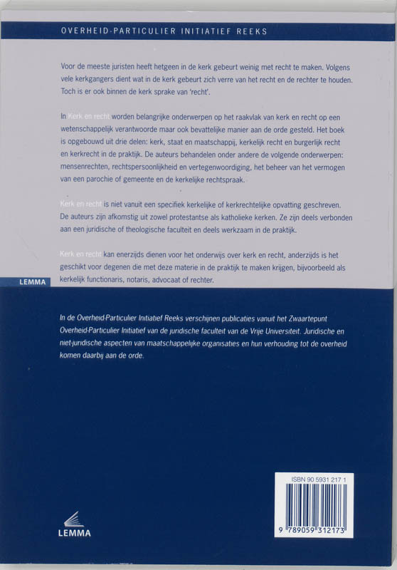 Achterkant van Kerk en recht
