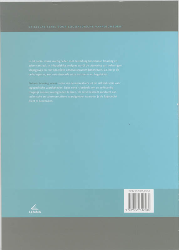 Achterkant van Werkcahier