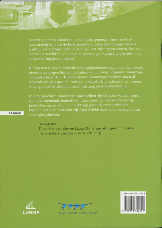 Achterkant van De volledige extramuralisering van het verzorgingshuis