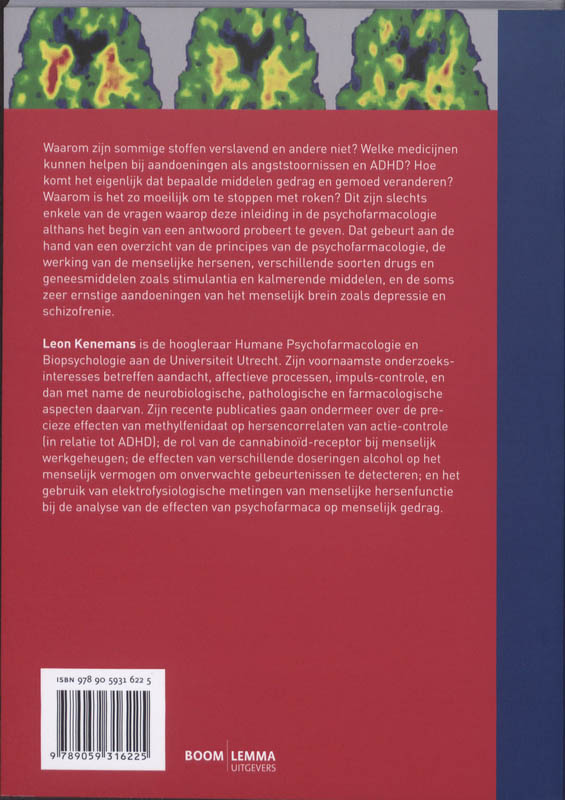 Achterkant van Psychofarmacologie