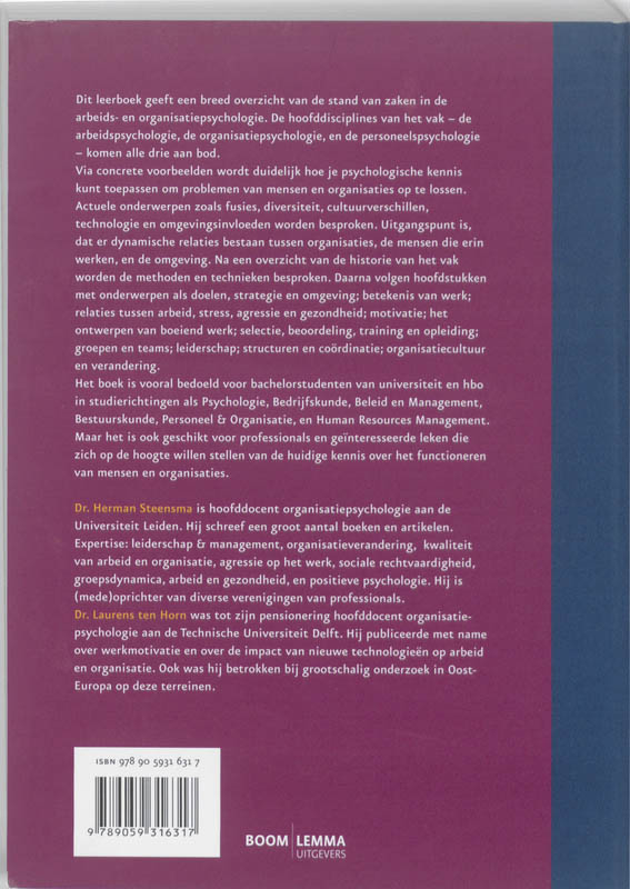 Achterkant van Mensen, arbeid en organisatie