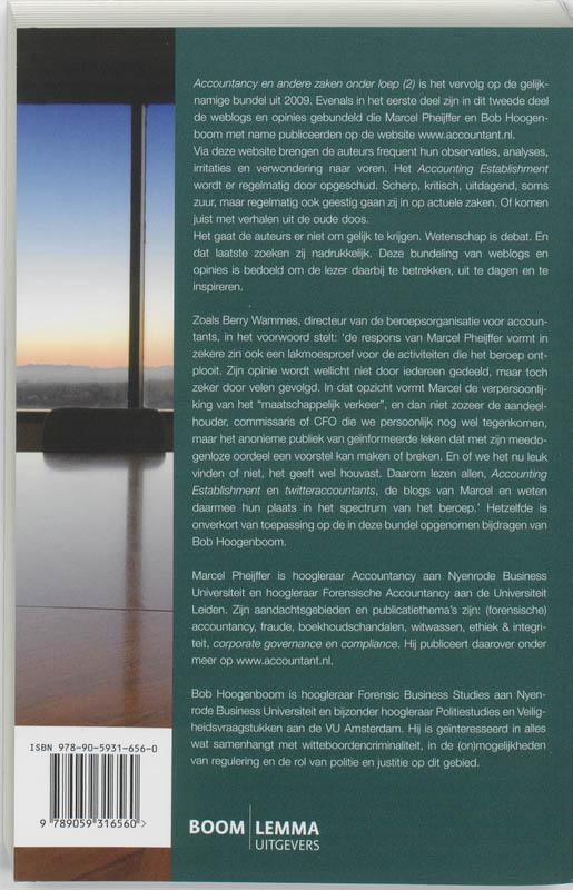 Achterkant van Accountancy en andere zaken onder de loep (2)