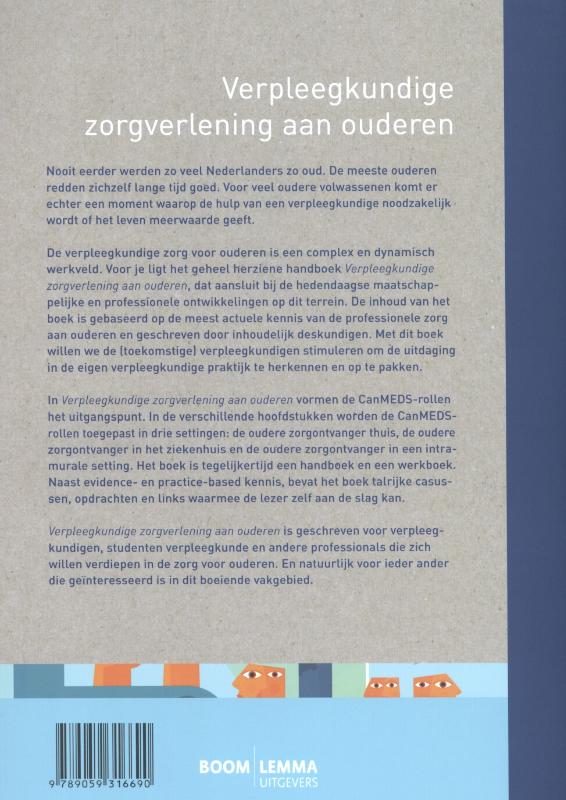Achterkant van Verpleegkundige zorgverlening aan ouderen
