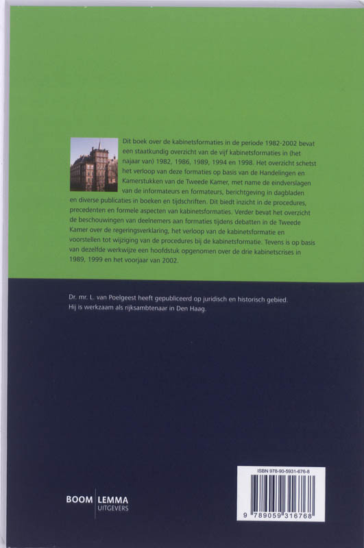 Achterkant van Kabinetsformaties 1982-2002