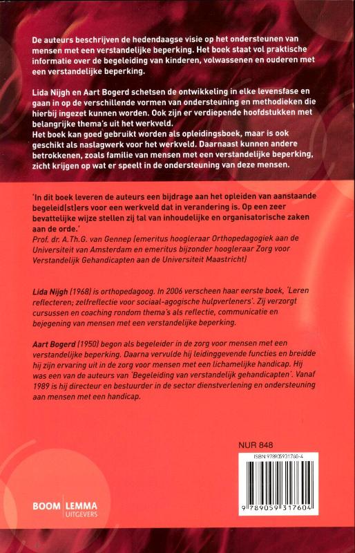 Achterkant van Basisboek ondersteuning aan mensen met een verstandelijke beperking