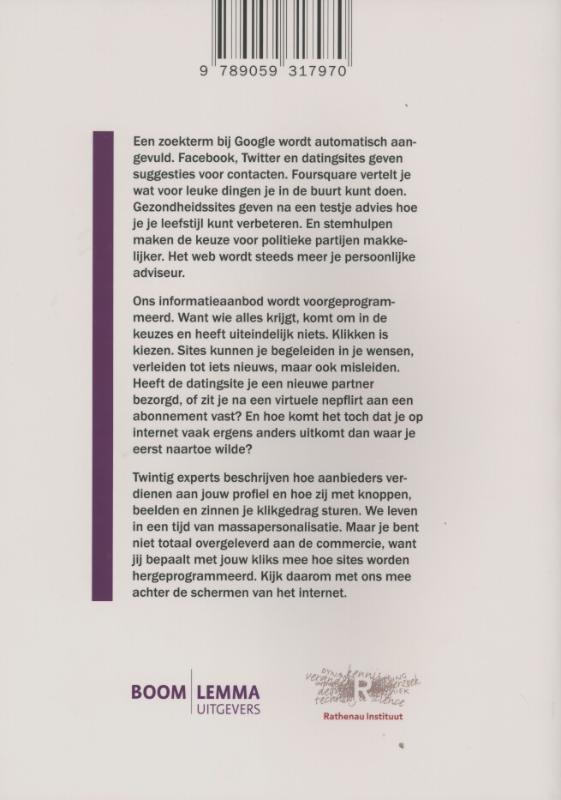 Achterkant van Voorgeprogrammeerd