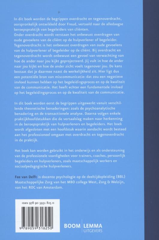 Achterkant van Overdracht en tegenoverdracht