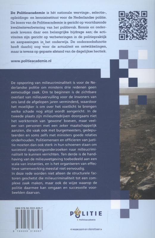 Achterkant van De complexiteit van milieucriminaliteit