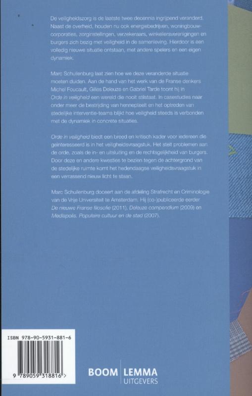 Achterkant van Orde in veiligheid