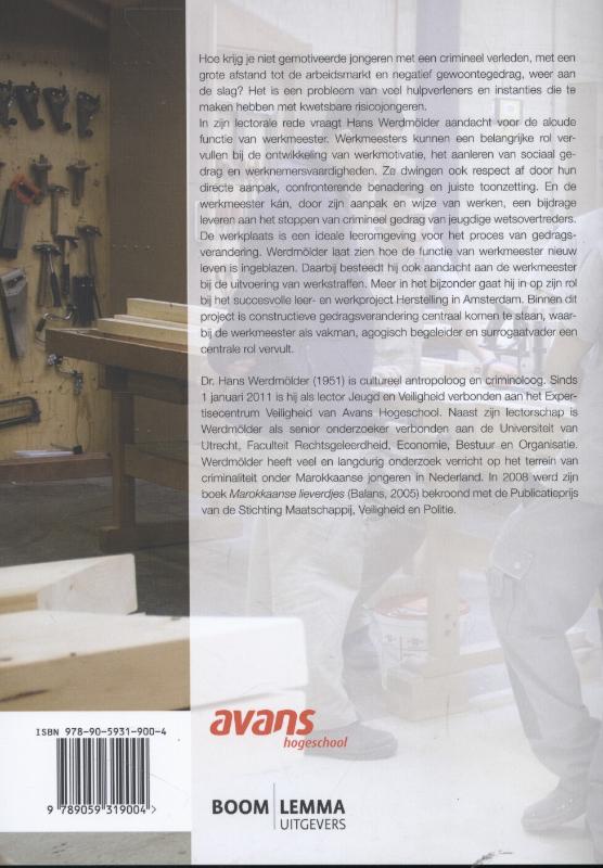 Achterkant van De werkmeester