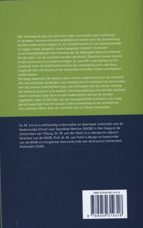 Achterkant van De koopman als dominee