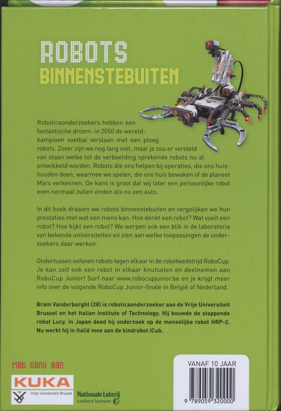 Achterkant van Robots binnenste buiten