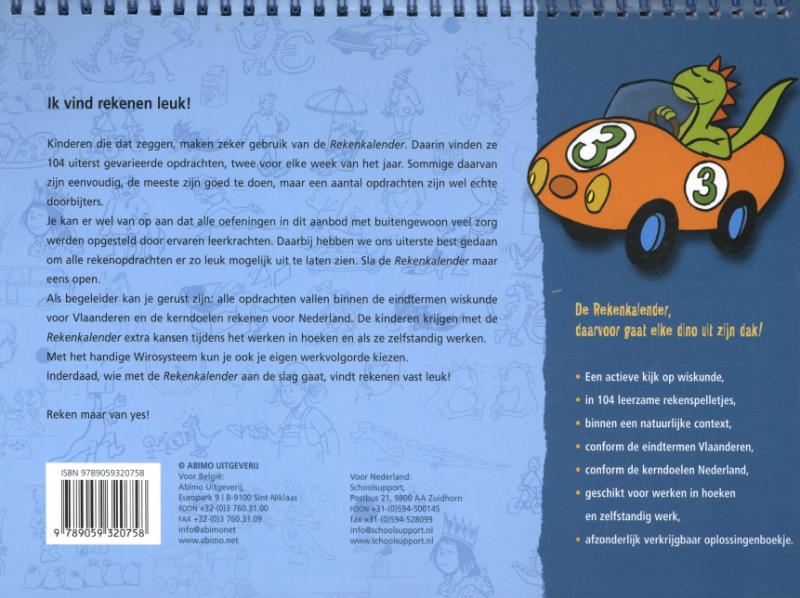 Achterkant van 3 groep 5