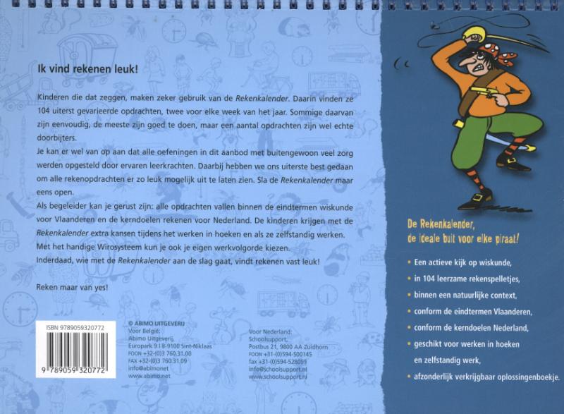 Achterkant van 5 groep 7