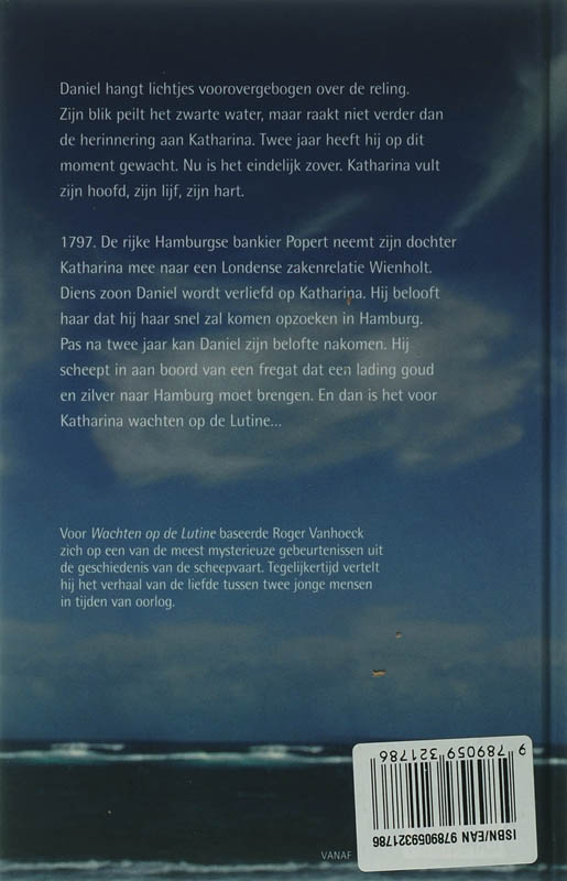 Achterkant van Wachten op de Lutine