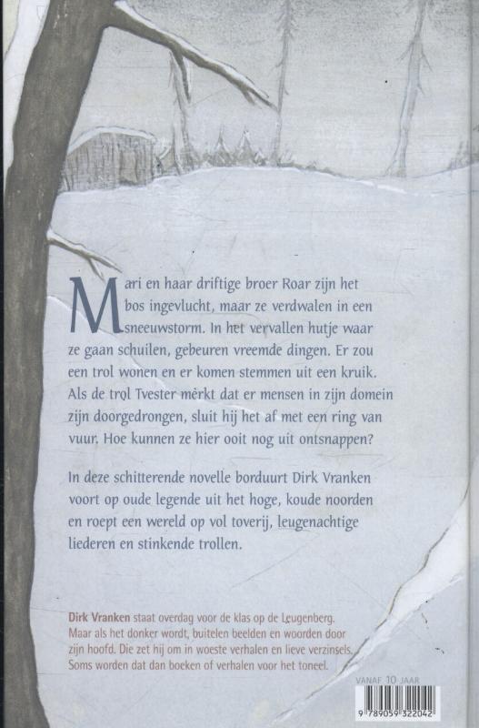 Achterkant van Naar trollebotn