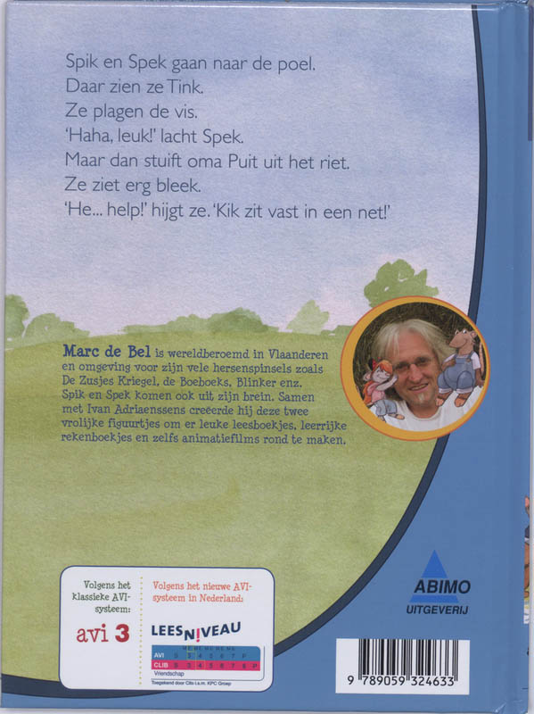 Achterkant van Kik in nood!