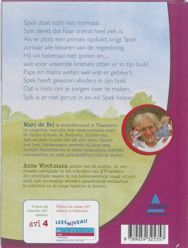 Achterkant van Vlinders voor Spek