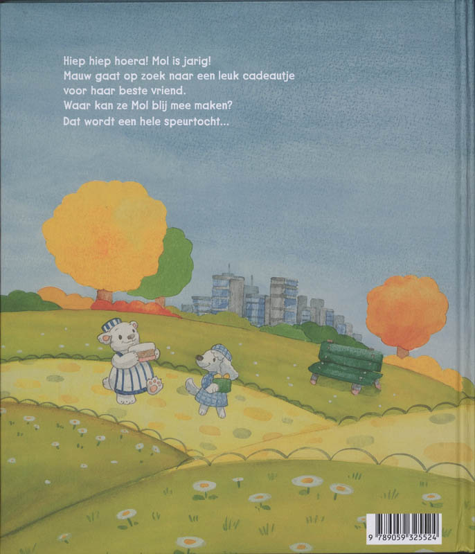 Achterkant van Mol is jarig