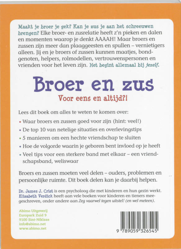 Achterkant van Broer en Zus