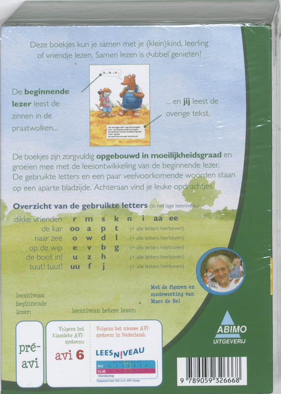 Achterkant van Leesbox 5: Spik en Spek Samenleesboeken