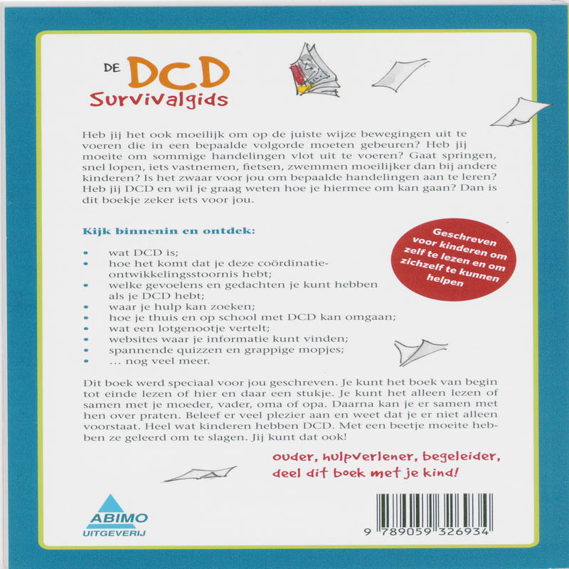 Achterkant van De dcd survivalgids