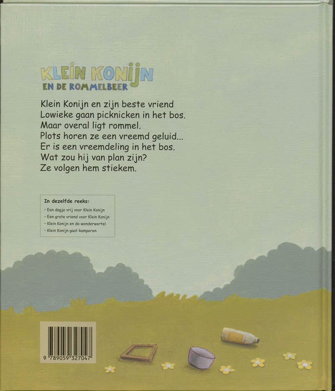 Achterkant van En de Rommelbeer