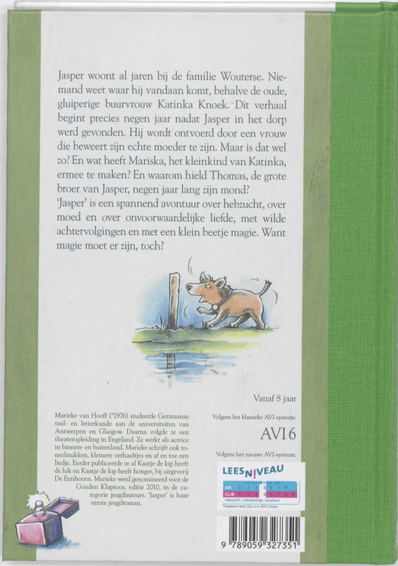 Achterkant van Jasper