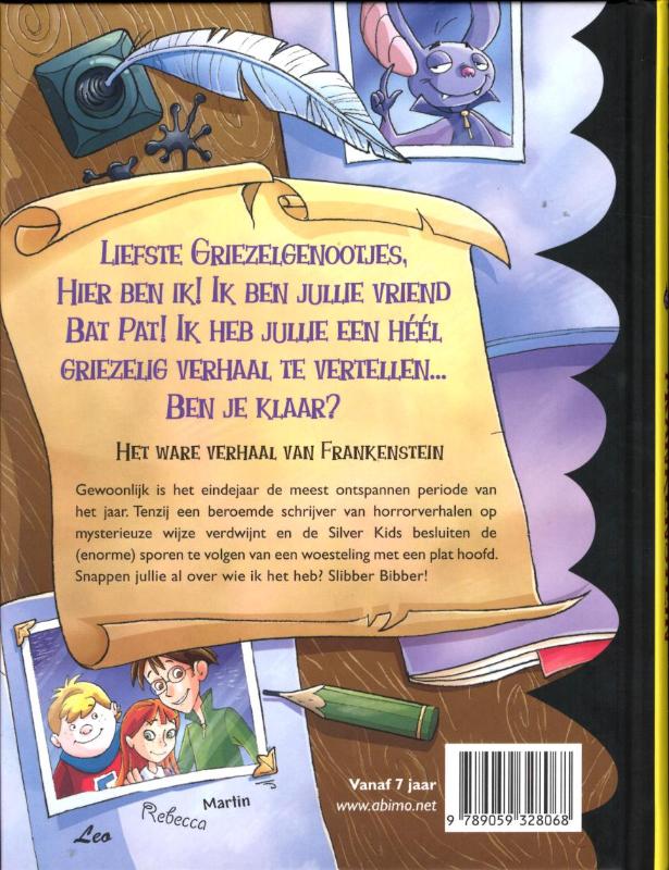 Achterkant van Het ware verhaal van Frankenstein