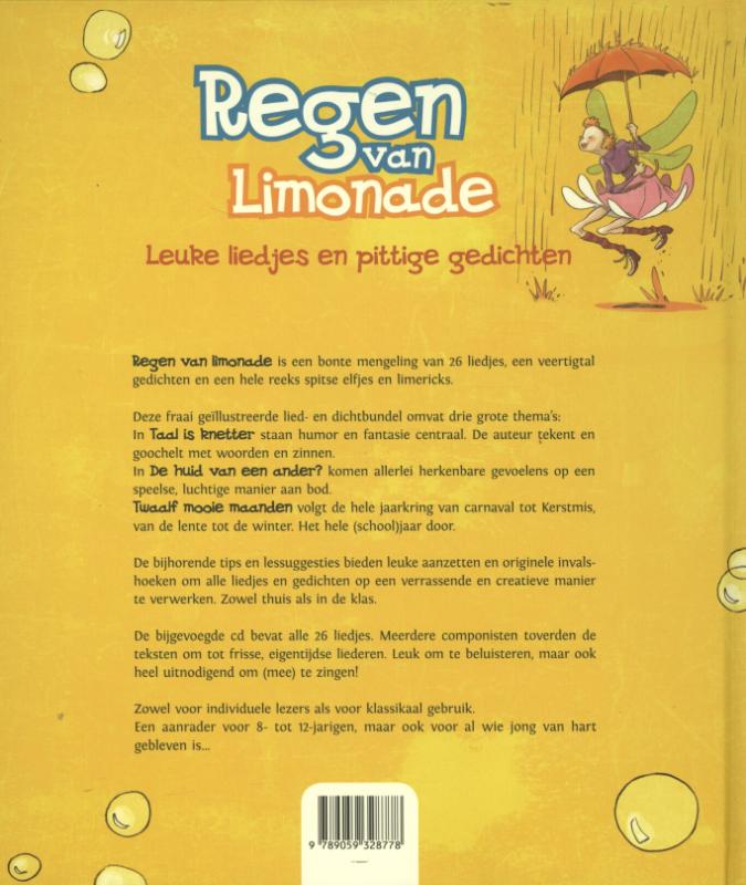 Achterkant van Regen van limonade
