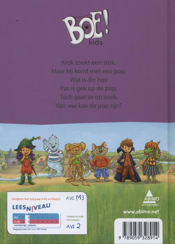 Achterkant van Pas en de pop