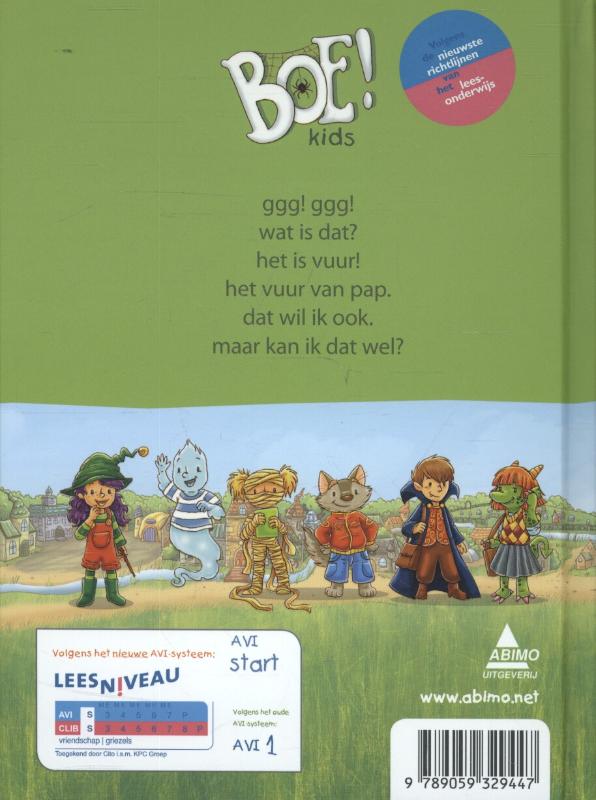 Achterkant van Nes en het vuur