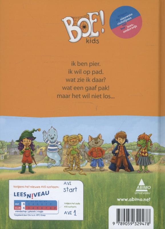 Achterkant van Het pak van pier