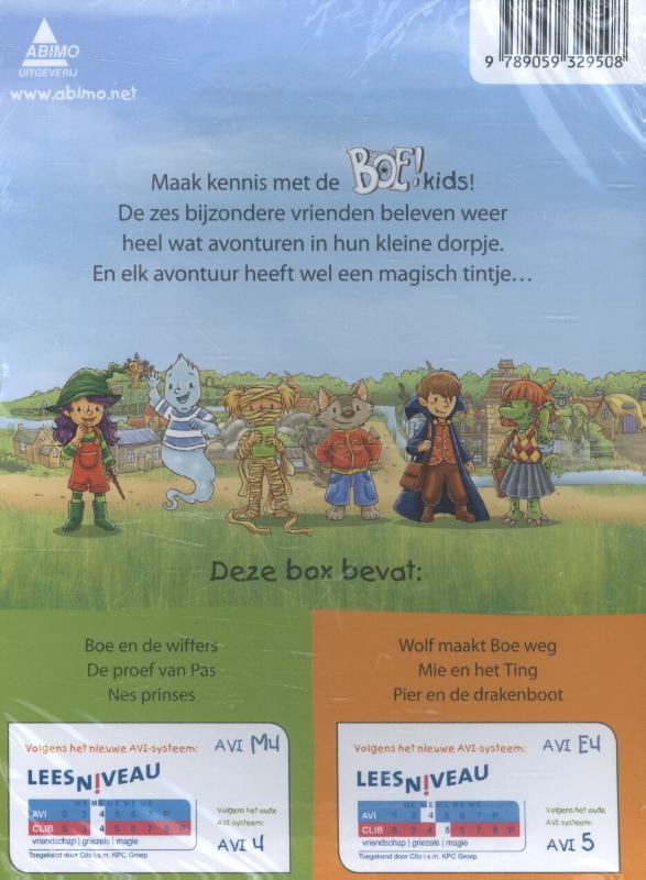 Achterkant van De box van Nes & Pier