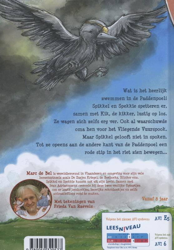 Achterkant van Het vliegende vuurspook