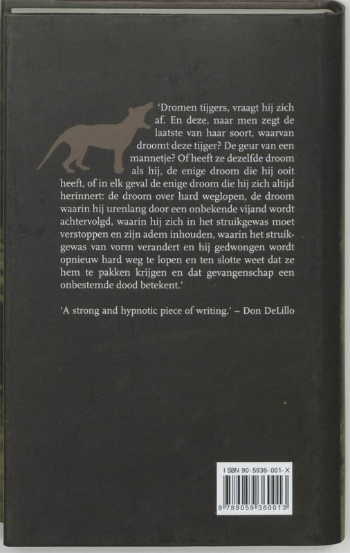 Achterkant van Het tijgerspoor