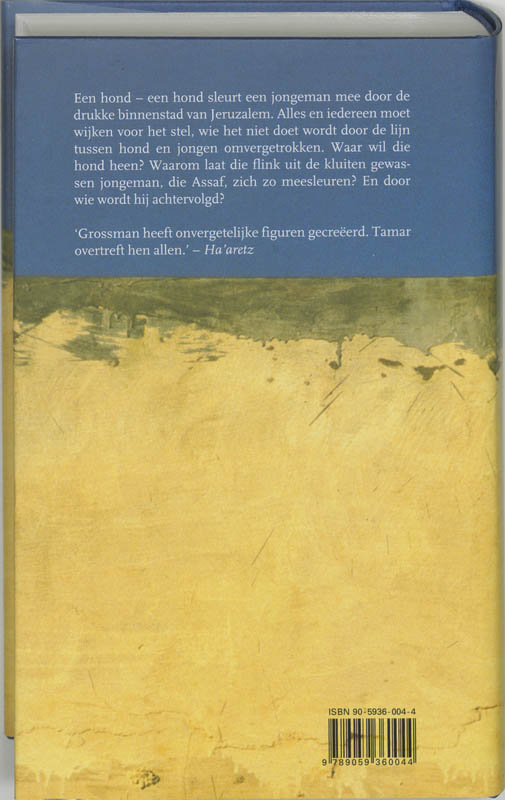 Achterkant van De stem van Tamar