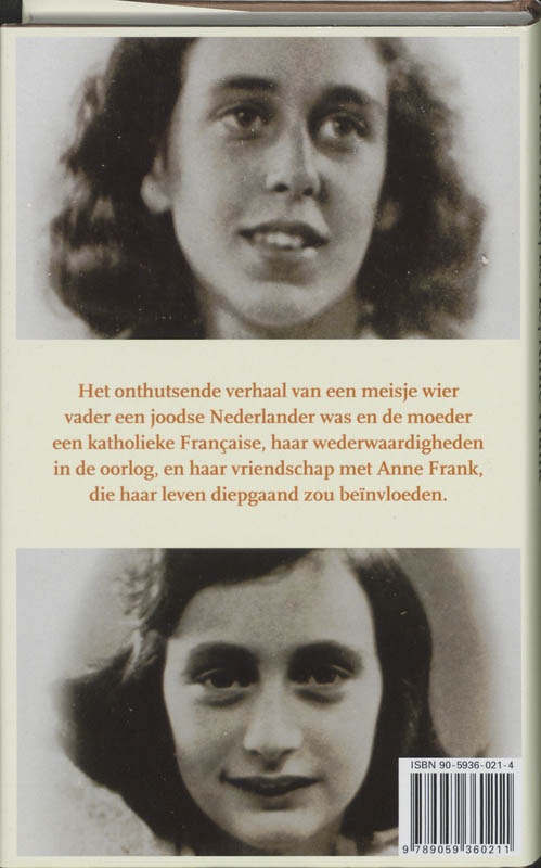 Achterkant van Ik heet Anne, zei ze, Anne Frank