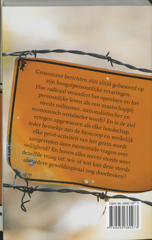 Achterkant van Angst vreet de ziel op